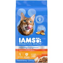 Iams Healthy Enjoyment Chicken & Salmon Recipe Dry Cat Food, 3 Lb Bag - Thumbnail 1