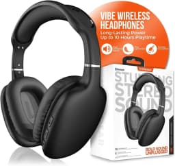 RHEA- Hypergear, Vibe, Wireless Headphones, Black, Please Read Details - Thumbnail 1