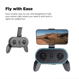 Vivitar SkyHornet Foldable RC Aerial Drone for Adults with 720p HD Camera, WiFi FPV Live Video & 3 Speed Modes - Thumbnail 4