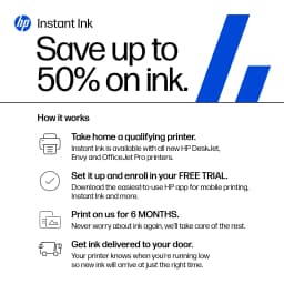 HP DeskJet 2942 Wireless All-in-One Color Inkjet Printer, 6 Months Free Instant Ink, Bristol Blue - Thumbnail 4