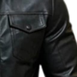 LEKWK Motorcycle Jacket for Men Faux Leather Full Zip up Biker Coat Classic Collared Outerwear with Flap Chest Pockets Windproof Apparel for Fall Winter Streetwear Black XL - Thumbnail 6