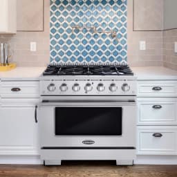 Cosmo 3 Piece Kitchen Appliance Package with 36" Freestanding Gas Range Kitchen Stove 24" Built-in Fully Integrated Dishwasher & French Door - Thumbnail 14