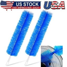 2X Duster Bendable Fan Duster Plastic Dust Cleaner Microfiber Head Ceiling Brush - Thumbnail 1