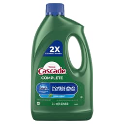 Cascade Complete Dishwasher Detergent Liquid Gel, Dish Detergent, Dish Soap, Fresh, 75oz - Thumbnail 9