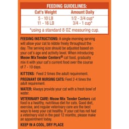 Meow Mix Tender Centers Dry Cat Food, Salmon & White Meat Chicken Flavors, 26 lb Bag - Thumbnail 7