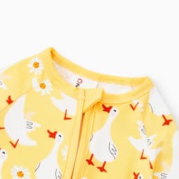 PatPat Baby Girl Clothes Unisex Viscose from Bamboo Footless Zip Sleepwear Long Sleeve Snug Fit Baby Pajamas for Newborn Infant Boys Girls Baby Gifts Sleeper 2Pack,0-3 Months - Thumbnail 10