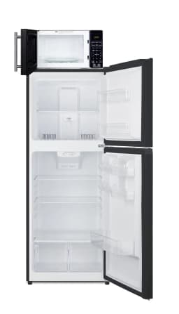 Summit Appliance MRF1087BA Microwave & Refrigerator-Freezer Combination with Allocator - RHD, Black - Thumbnail 7