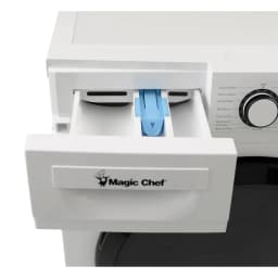 Magic Chef 2.2 cu. ft. Front Load Washer, 24 in, White in White - Thumbnail 4
