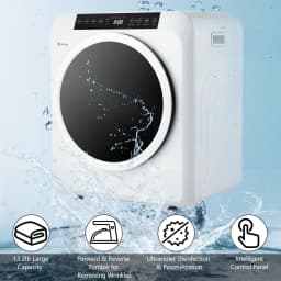 Ktaxon 3.5 cu. ft. Compact Electric Dryer, White - Thumbnail 5