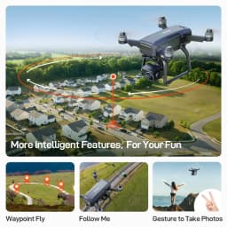 Bwine F7GB2 Pro Drones with Camera for Adults 4K UHD Aerial, 3-Axis Gimbal, 10000FT Control, 75 Mins Flight Time with 3 Batteries, GPS Follow - Thumbnail 5
