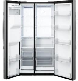 GE® 27.7 Cu. ft. Side-By-Side Refrigerator with LED Light Walls Tall Dispenser in Stainless Steel - Thumbnail 3