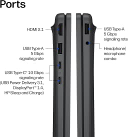 HP OmniBook 3 17.3 inch Laptop PC, FHD Display, AMD Ryzen 3 30, 8 GB RAM, 512 GB SSD, AMD Radeon 610M Graphics, Copilot - Thumbnail 5