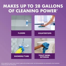 Lysol All Purpose Cleaner, 2X Concentrated Multi-Surface Disinfectant Floor Cleaner for Mopping Solution, for Bathroom & Kitchen, Lavender & Cotton - Thumbnail 4