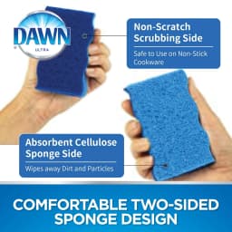 Dawn Non-Scratch Kitchen Dish Sponges, Blue (Pack of 9) - Thumbnail 5