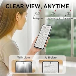 Restored TCL 60 XE NXTPAPER 5G Cell Phone, AT&T, T-Mobile & Verizon Unlocked Android Smartphone, 8GB+256GB, 6.8" 120Hz Paper-Like Display, 5010mAh Battery, Alps White - Thumbnail 2