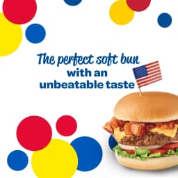 Wonder Bread Classic Extra Soft White Bread Hamburger Buns, 15 oz, 8 Ct, Shelf-Stable - Thumbnail 3