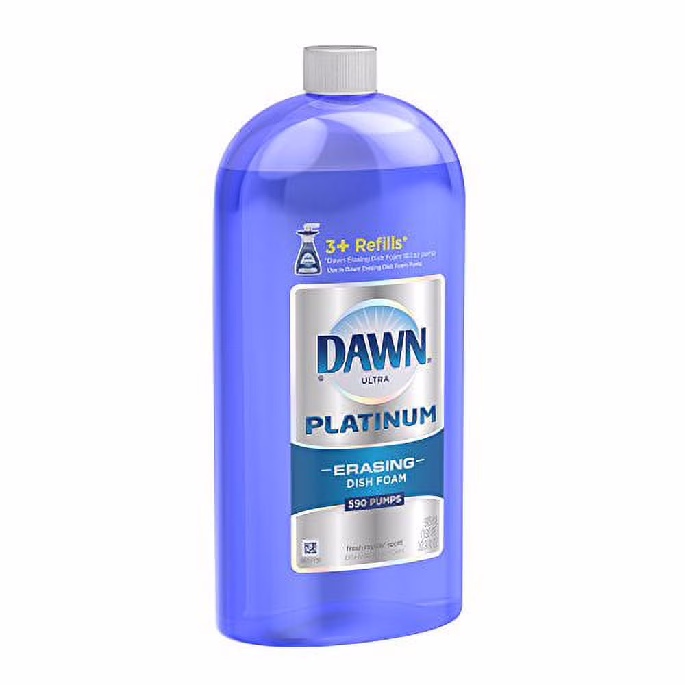 Dawn Platinum Repuesto de Espuma para Lavar Platos, Fresh Rapids, 30.9 Onzas - Thumbnail 7