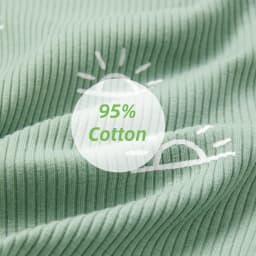 PatPat Pijamas para Bebé Recién Nacido Ropa de Niño Niña Conjuntos de Atuendo de Algodón Mameluco Acanalado de Manga Larga y Pantalones con Gorro 0-3 Meses - Thumbnail 8