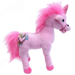 Snuggle Stuffs Girls Plush Magical Pink Unicorn Stuffed Animal, 11" - Thumbnail 1