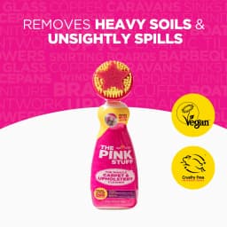 The Pink Stuff Carpet & Upholstery Stain Remover with Scrubber, 16.9 fl oz - Thumbnail 4