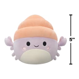 Squishmallows 5 inch Arco the Purple Hermit Crab - Child's Ultra Soft Stuffed Plush Toy - Thumbnail 2