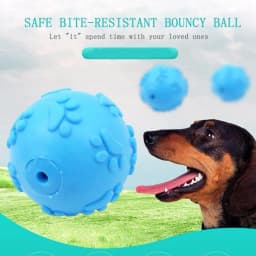 BETTERLIFE Chew Toys For Dogs Indestructible Rubber Squeaker Ball New Squeaky J0 Sound E4H7 - Thumbnail 8