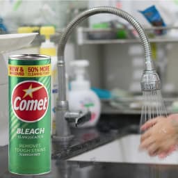 Comet Multipurpose Cleaning Powder with Bleach, 21 oz - Thumbnail 3