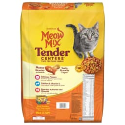 Meow Mix Tender Centers Dry Cat Food, Salmon & White Meat Chicken Flavors, 26 lb Bag - Thumbnail 8