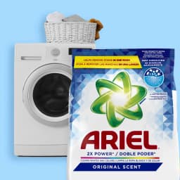 Ariel Laundry Detergent Powder, Original Scent, 70 oz, 44 Loads - Thumbnail 4
