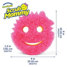 Scrub Daddy Scrub Mommy Dual-Sided Scratch-Free Dish Scrubber Sponge, Kitchen & Bath Cleaning Supplies. Scrubbies & Esponjas De Fregar - Thumbnail 25