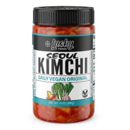 Lucky Seoul Daily Vegan Kimchi, 14 oz, Jar, Refrigerated, Low Sodium - Thumbnail 1