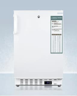 Accucold ADA404REF 20" Built-In ADA Undercounter Healthcare Refrigerator, 3.32 Cu.Ft., Solid Door - Thumbnail 1