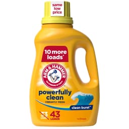 ARM & HAMMER Laundry Detergent Liquid, Clean Burst, 43 fl oz, 43 Loads - Thumbnail 1