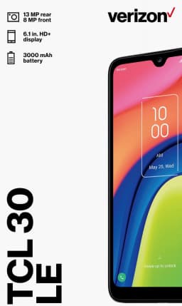 Verizon TCL 30 LE 4G LTE, 32GB, Black - Prepaid Smartphone [Locked to Verizon Prepaid] - Thumbnail 14