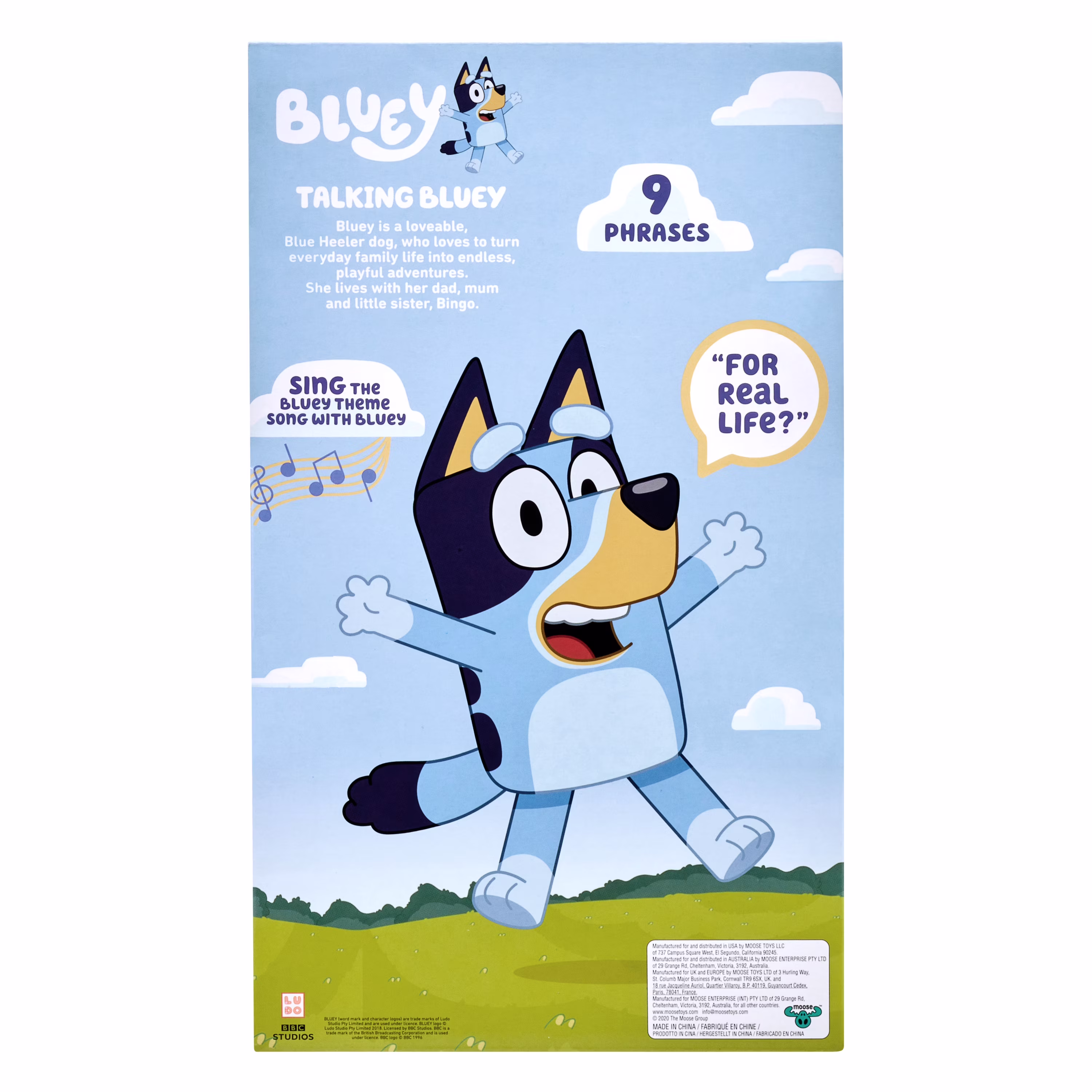 Bluey Talking and Interactive 13 in Plush Toys for Preschoolers 3-6 Years - Thumbnail 10