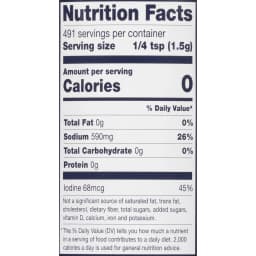 (12 pack) Morton Iodized Salt, Table Salt, 26 Oz - Thumbnail 7