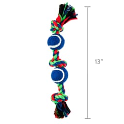 Vibrant Life Chomp and Tug Buddy Tennis Balls Dog Chew Toy - Thumbnail 6