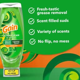 Gain Ultra Original EZ-Squeeze Dish Soap, Dishwashing Liquid, Summer Watermelon, 24.3 fl oz - Thumbnail 2