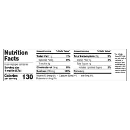 Great Value Original Fork Split English Muffins, 12 oz, 6 Count - Thumbnail 5