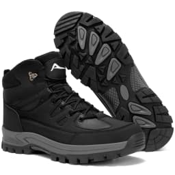 MeMoride Men's Waterproof Hiking Boots Outdoor Mid Trekking Lightweight Mountaineering Shoes - Thumbnail 1