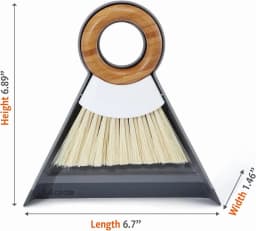 New Knack - Tiny Team Mini Compact Brush & Dustpan Set, Portable Handheld Broom For Home - Thumbnail 4