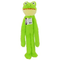 Multipet Swingin' Slevin Frog, Plush Dog Toy, Green, 5 Squeakers, 21 inches - Thumbnail 9