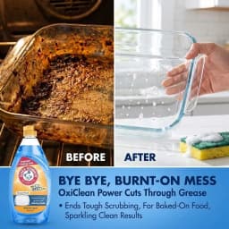 Arm & Hammer + Oxi Clean Ultra Dish Liquid Soap, Ocean Fresh, 10.1 oz - Thumbnail 3