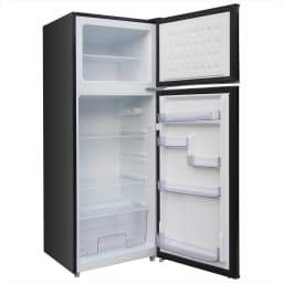 Frigidaire 7.5 Cu Ft. Retro Refrigerator, Top Mount Compact Fridge, Black - Thumbnail 9