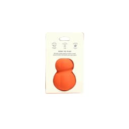Oodles Durable Rubber Orange Fillable Interactive Dog Treater, Medium - Thumbnail 4
