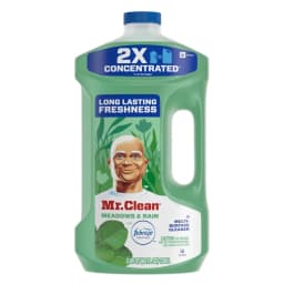 Mr. Clean All Purpose Cleaner, 2X Concentrated Multi Surface with Febreze Meadows & Rain Scent, 64 fl oz - Thumbnail 7
