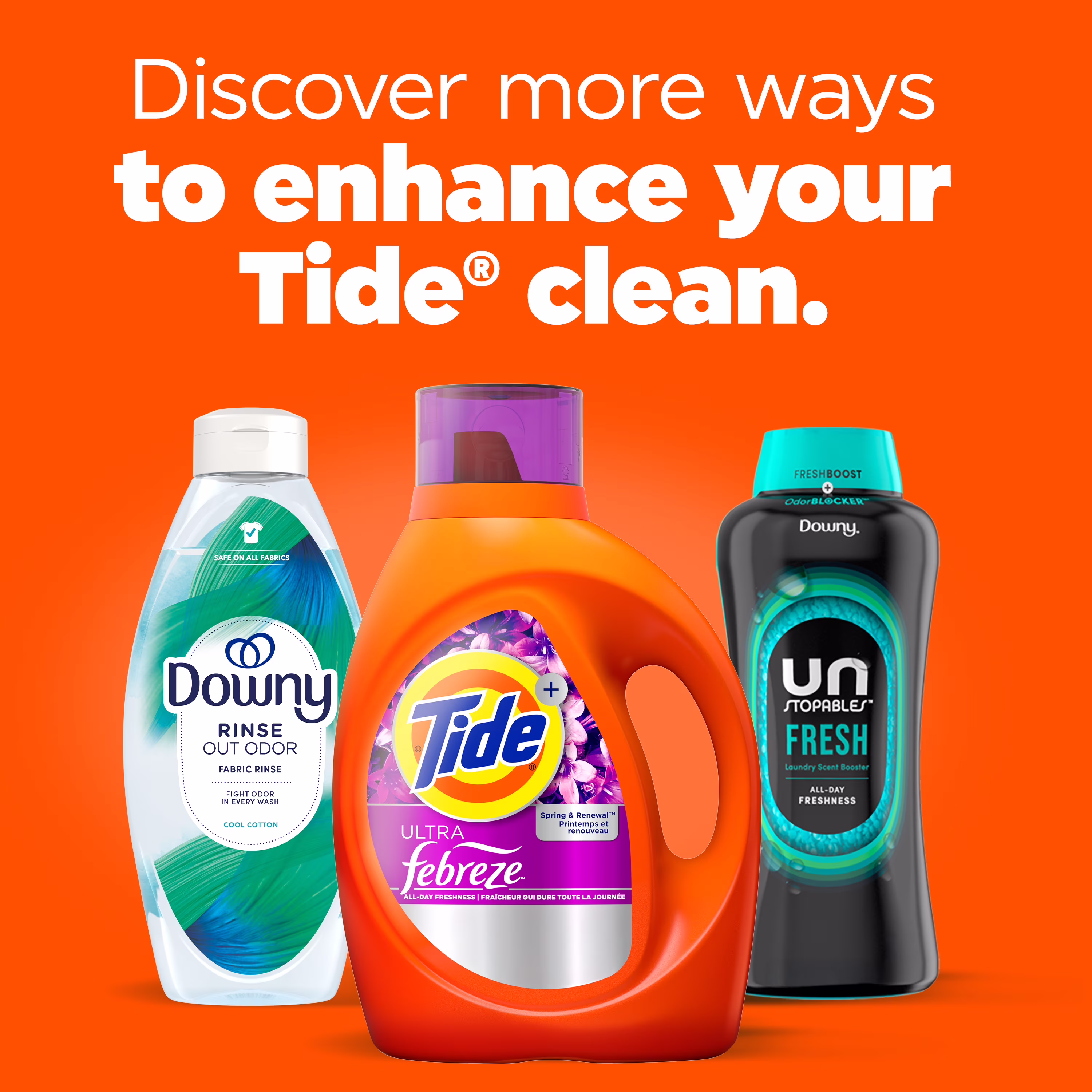 Tide Ultra Febreze Liquid Laundry Detergent , Spring and Renewal Scent, 73 fl oz 52 Loads - Thumbnail 8