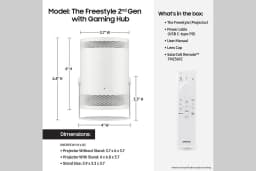 SAMSUNG 30-100" The Freestyle 2nd Gen with Gaming Hub FHD HDR Smart Portable Projector SP-LFF3CLAXXZA - Thumbnail 4
