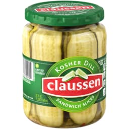 Claussen Kosher Dill Pickle Sandwich Slices, 20 fl. oz. Jar - Thumbnail 9