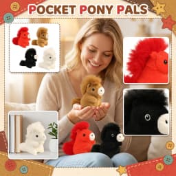 Emotional Support Plush 5.12" Horse Toys Horse Plush Toys Horse Plushies Horse Stuffed Toys Comforting Cuddles Soft Plush Toy Cute Birthday Gifts - Thumbnail 6
